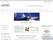 Tablet Screenshot of enc.es